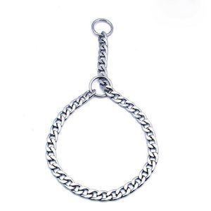 Dog Chain Choke Collar Slip Training Choker Metal Strong Dog P Collar Heavy Duty